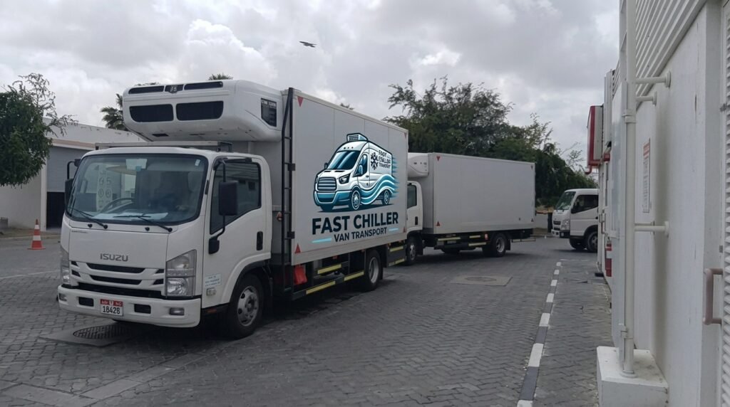 refrigerated tail-lift truck